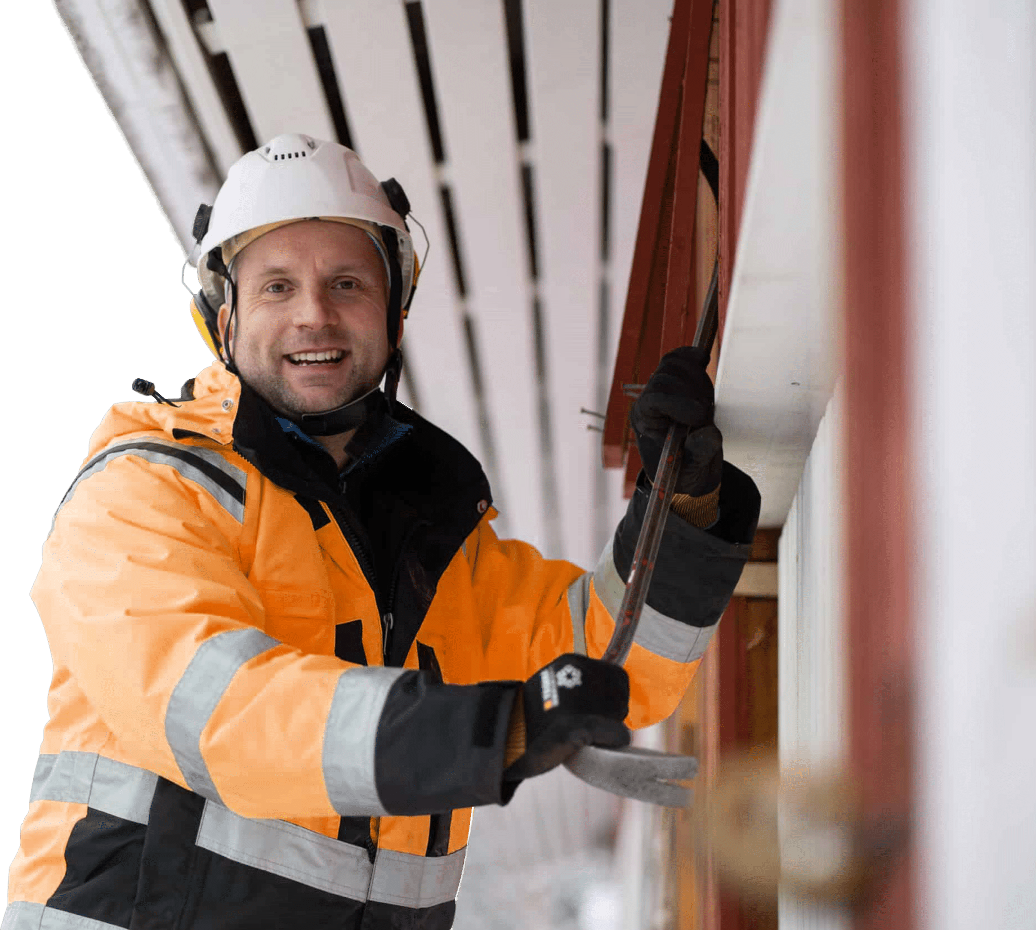 Ulkoseinän pesu ennen maalausta